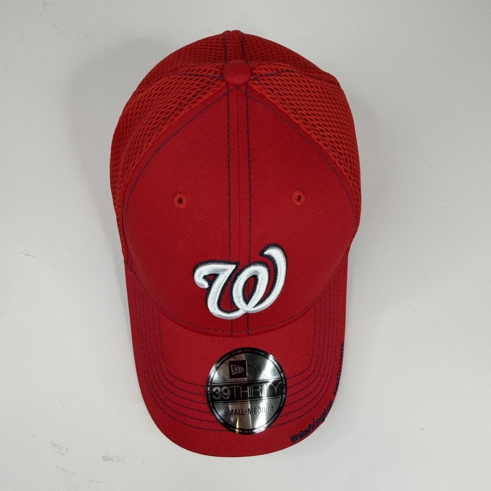 Washington Nationals Hat Cap Fitted Mens S/M Red MLB Baseball 39THIRTY New Era - Picture 8 of 15